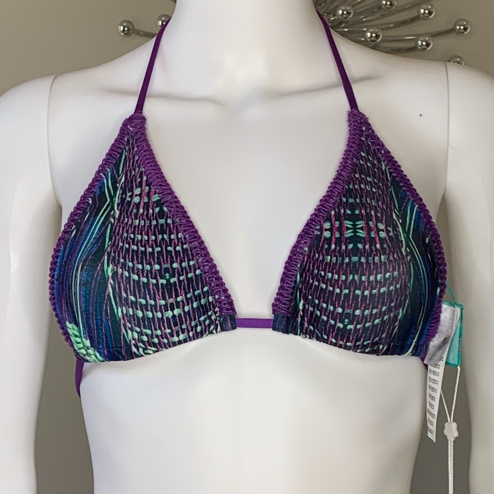 ONE PIECE TOP PURPLE TEAL